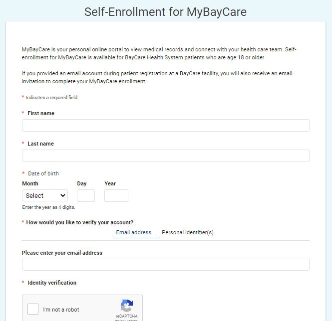 BayCare Patient Portal