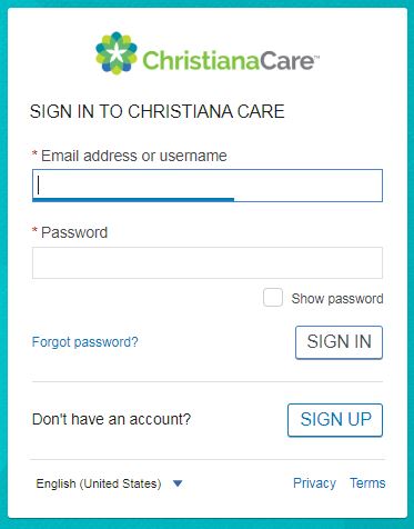 Christiana Care Patient Portal