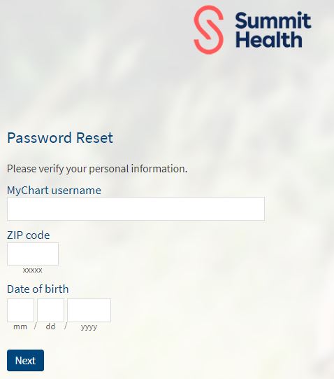 Summit Health Patient Portal
