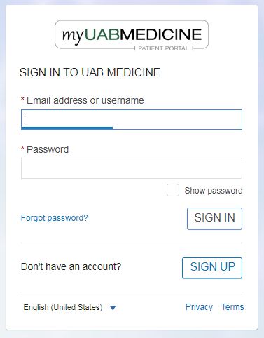 UAB Patient Portal