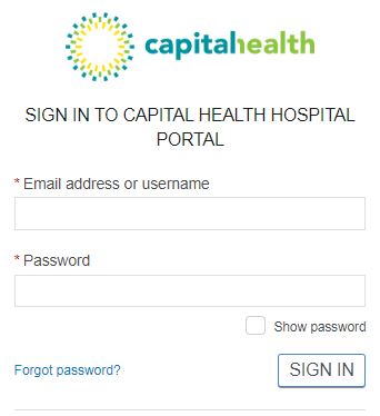 Capital Health Patient Portal
