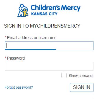 Children's Mercy Patient Portal