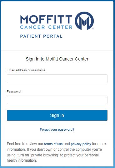 moffitt patient portal